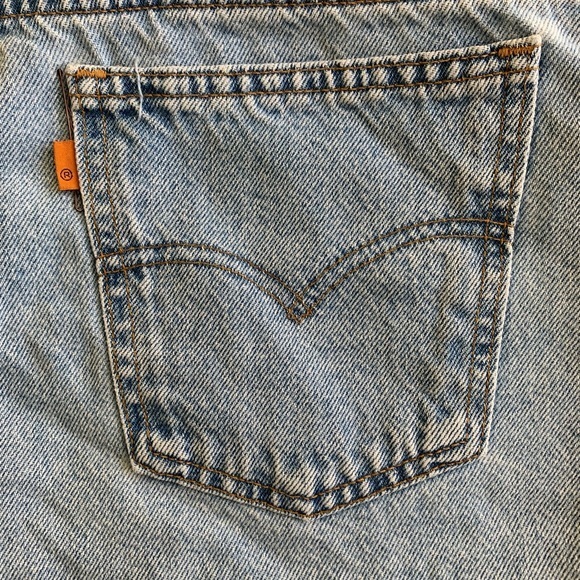 Levi’s | Vintage Levi’s orange tab jean shorts made in the USA - Picture 4 of 9